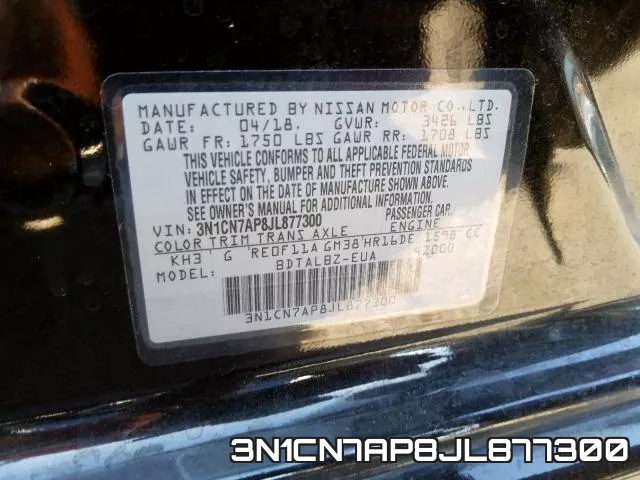 3N1CN7AP8JL877300 фото 2