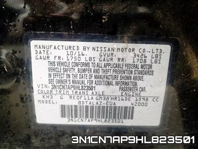 3N1CN7AP9HL823501 фото 2