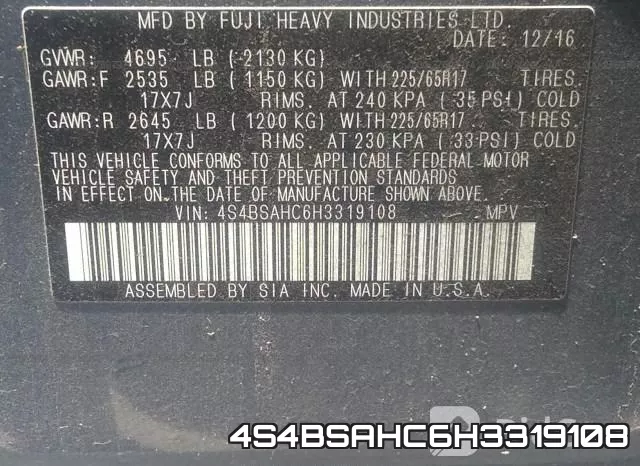 4S4BSAHC6H3319108 фото 10