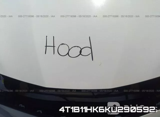 4T1B11HK6KU290592 фото 2