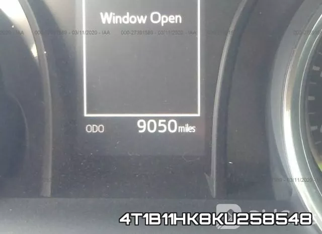 4T1B11HK8KU258548 фото 8