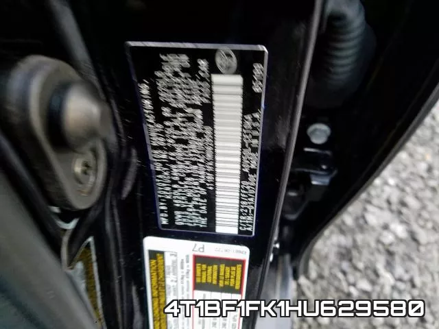 4T1BF1FK1HU629580 фото 2