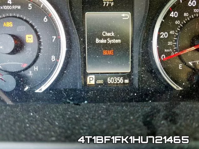 4T1BF1FK1HU721465 фото 9