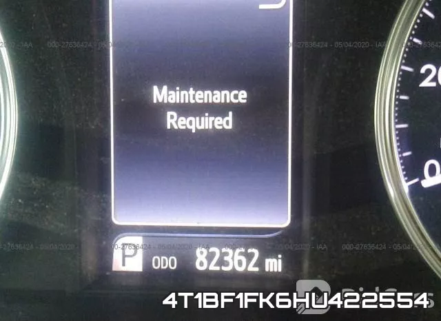 4T1BF1FK6HU422554 фото 8