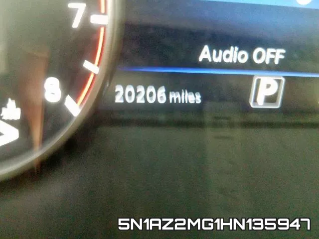 5N1AZ2MG1HN135947 фото 9