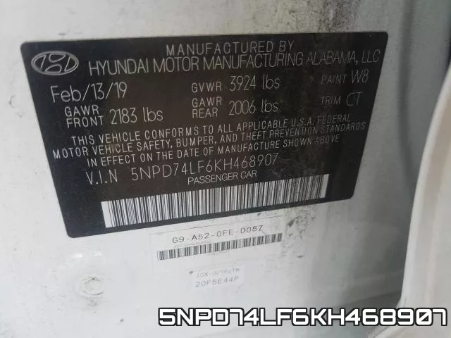 5NPD74LF6KH468907 фото 2