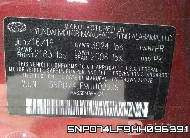 5NPD74LF9HH096391 фото 10