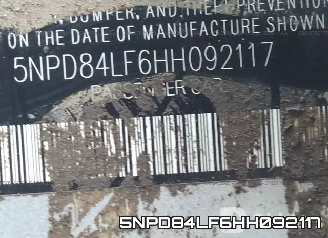 5NPD84LF6HH092117 фото 10