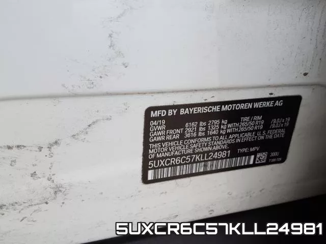 5UXCR6C57KLL24981 фото 2
