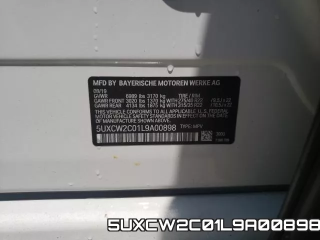 5UXCW2C01L9A00898 фото 2