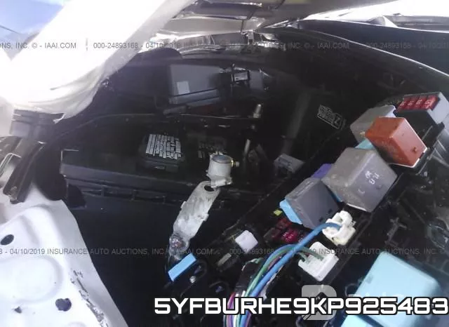 5YFBURHE9KP925483 фото 2