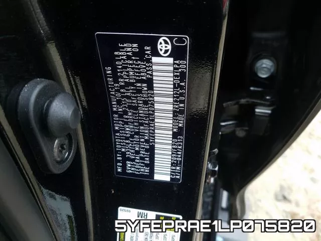 5YFEPRAE1LP075820 фото 2