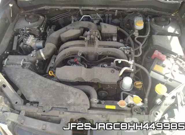 JF2SJAGC8HH449985 фото 2