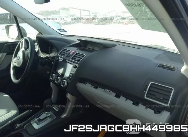 JF2SJAGC8HH449985 фото 6