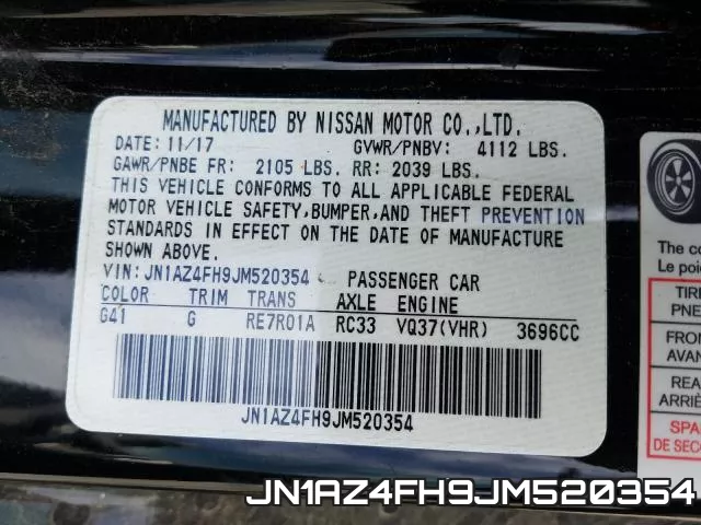 JN1AZ4FH9JM520354 фото 2