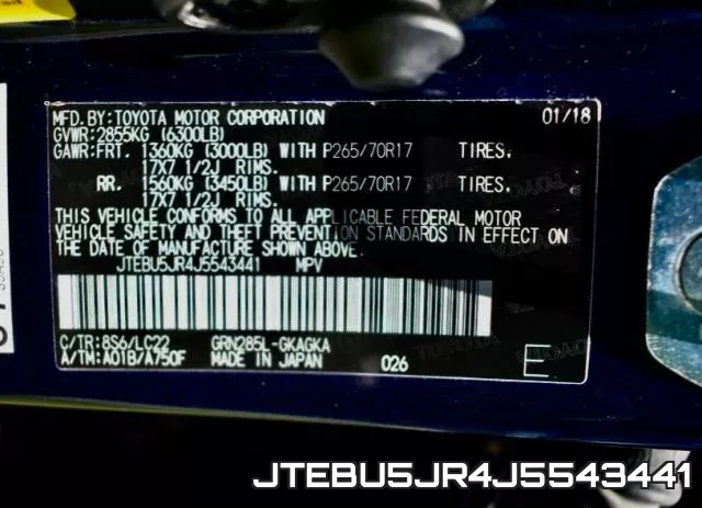 JTEBU5JR4J5543441 фото 2