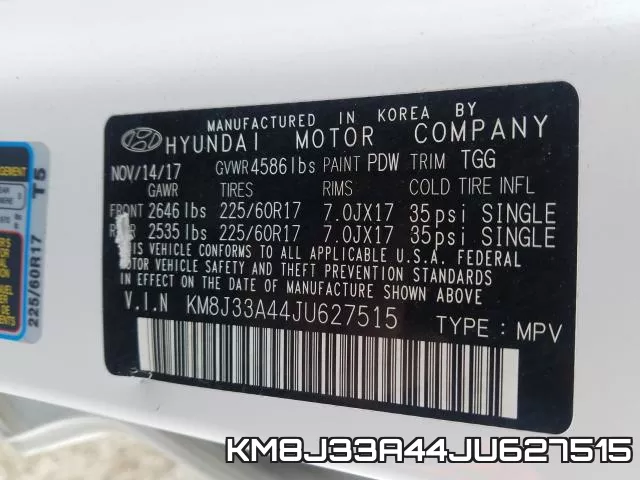 KM8J33A44JU627515 фото 2
