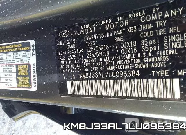 KM8J33AL7LU096384 фото 10
