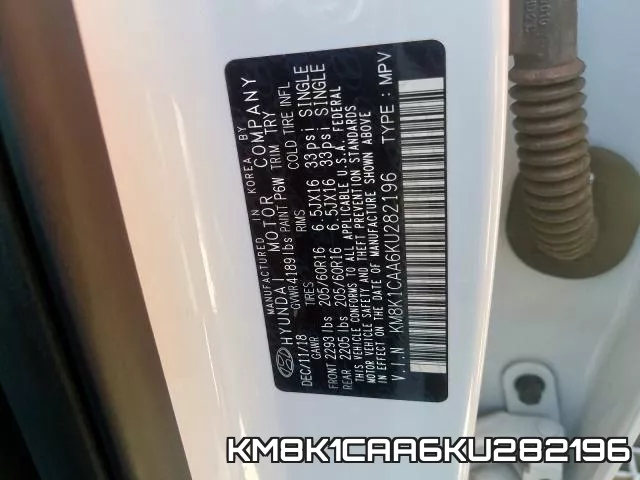 KM8K1CAA6KU282196 фото 2