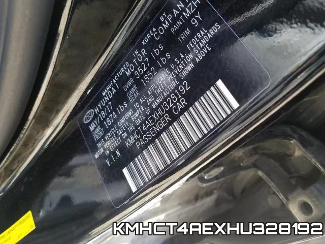 KMHCT4AEXHU328192 фото 2