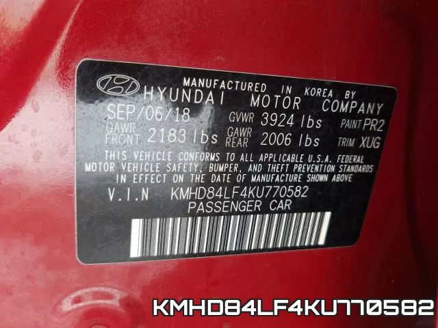 KMHD84LF4KU770582 фото 2