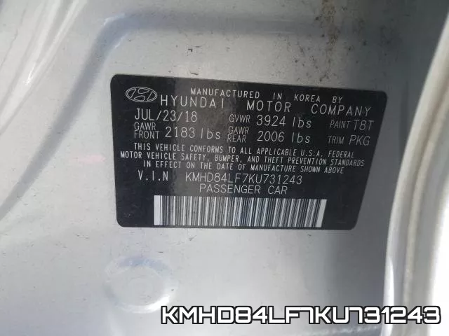 KMHD84LF7KU731243 фото 2