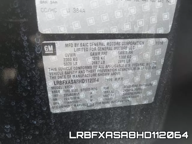 LRBFXASA8HD112064 фото 2