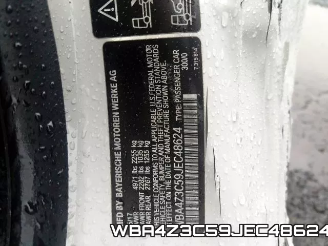 WBA4Z3C59JEC48624 фото 2