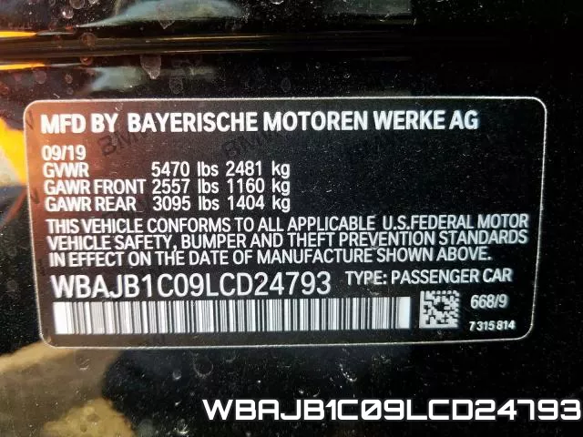 WBAJB1C09LCD24793 фото 2