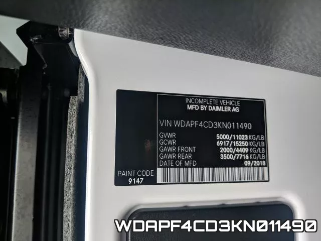 WDAPF4CD3KN011490 фото 2