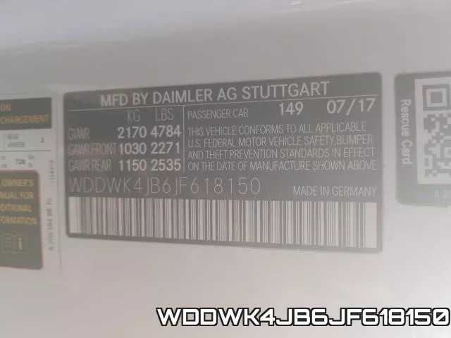 WDDWK4JB6JF618150 фото 2