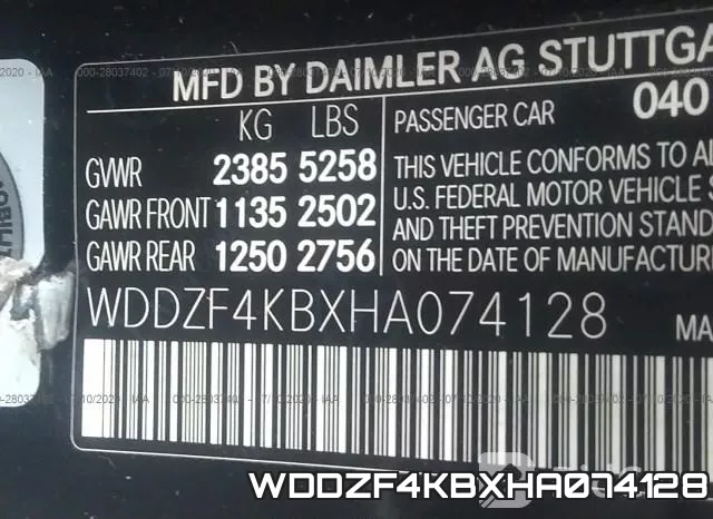 WDDZF4KBXHA074128 фото 10