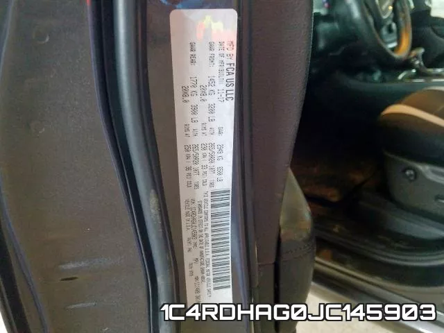 1C4RDHAG0JC145903 фото 2
