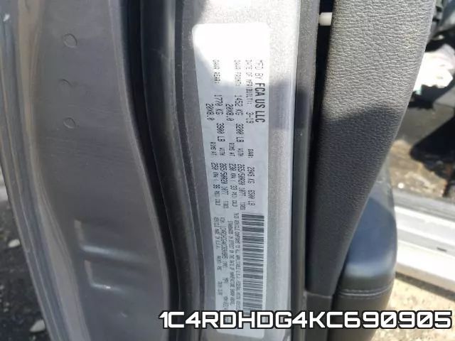 1C4RDHDG4KC690905 фото 2