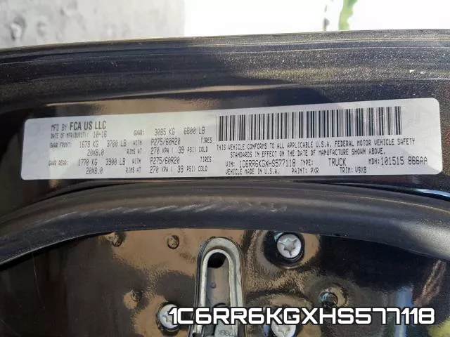 1C6RR6KGXHS577118 фото 2