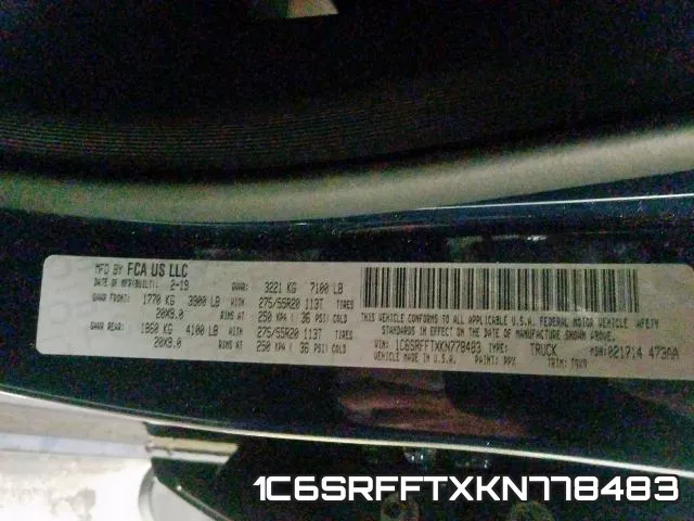 1C6SRFFTXKN778483 фото 2