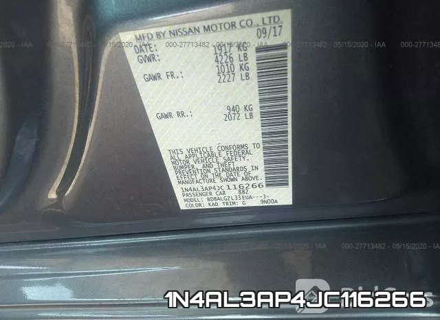 1N4AL3AP4JC116266 фото 10