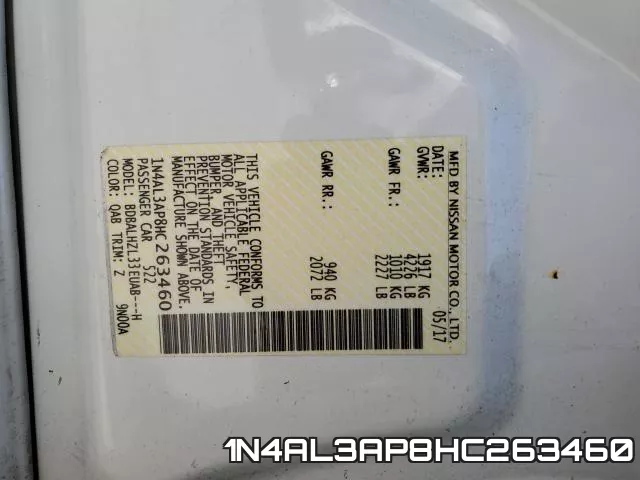 1N4AL3AP8HC263460 фото 2