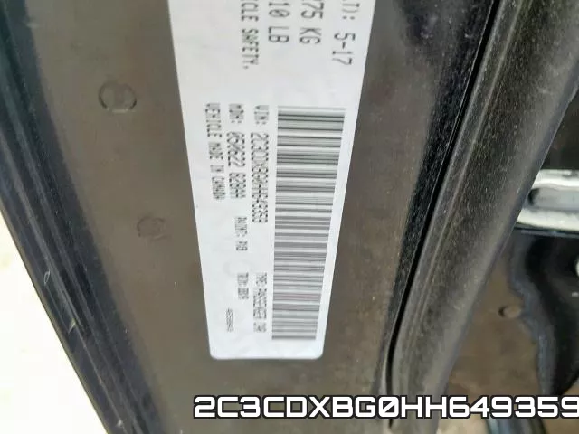 2C3CDXBG0HH649359 фото 2
