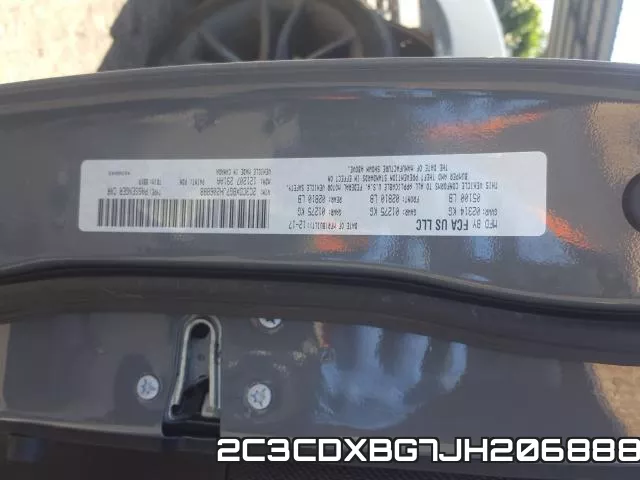 2C3CDXBG7JH206888 фото 2