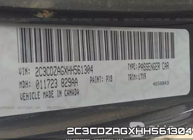 2C3CDZAGXHH561304 фото 10