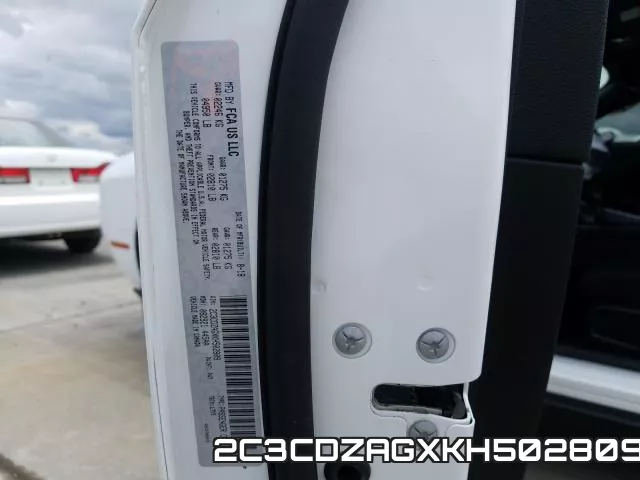 2C3CDZAGXKH502809 фото 2