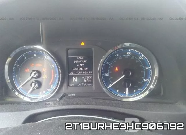 2T1BURHE3HC906792 фото 8