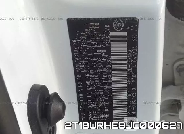 2T1BURHE8JC000627 фото 10