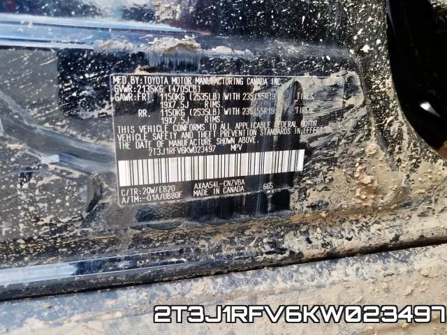 2T3J1RFV6KW023497 фото 2