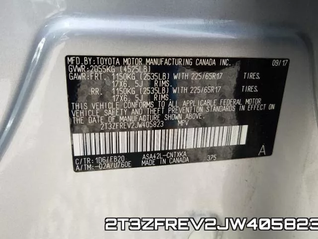 2T3ZFREV2JW405823 фото 2