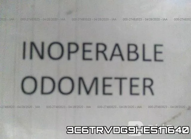 3C6TRVDG9HE517640 фото 8