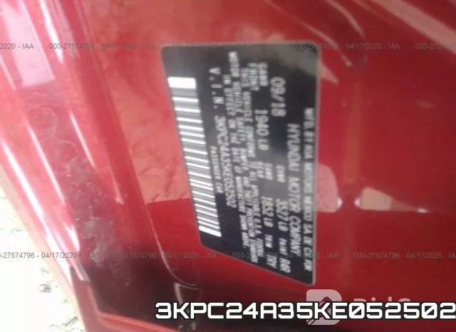3KPC24A35KE052502 фото 10