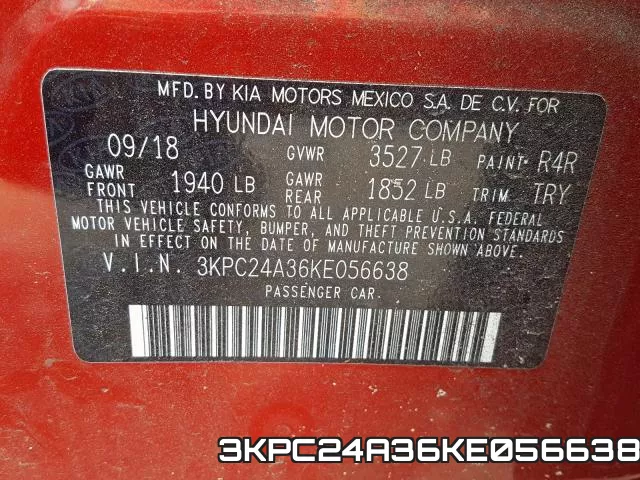 3KPC24A36KE056638 фото 2