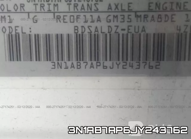 3N1AB7AP6JY243762 фото 10